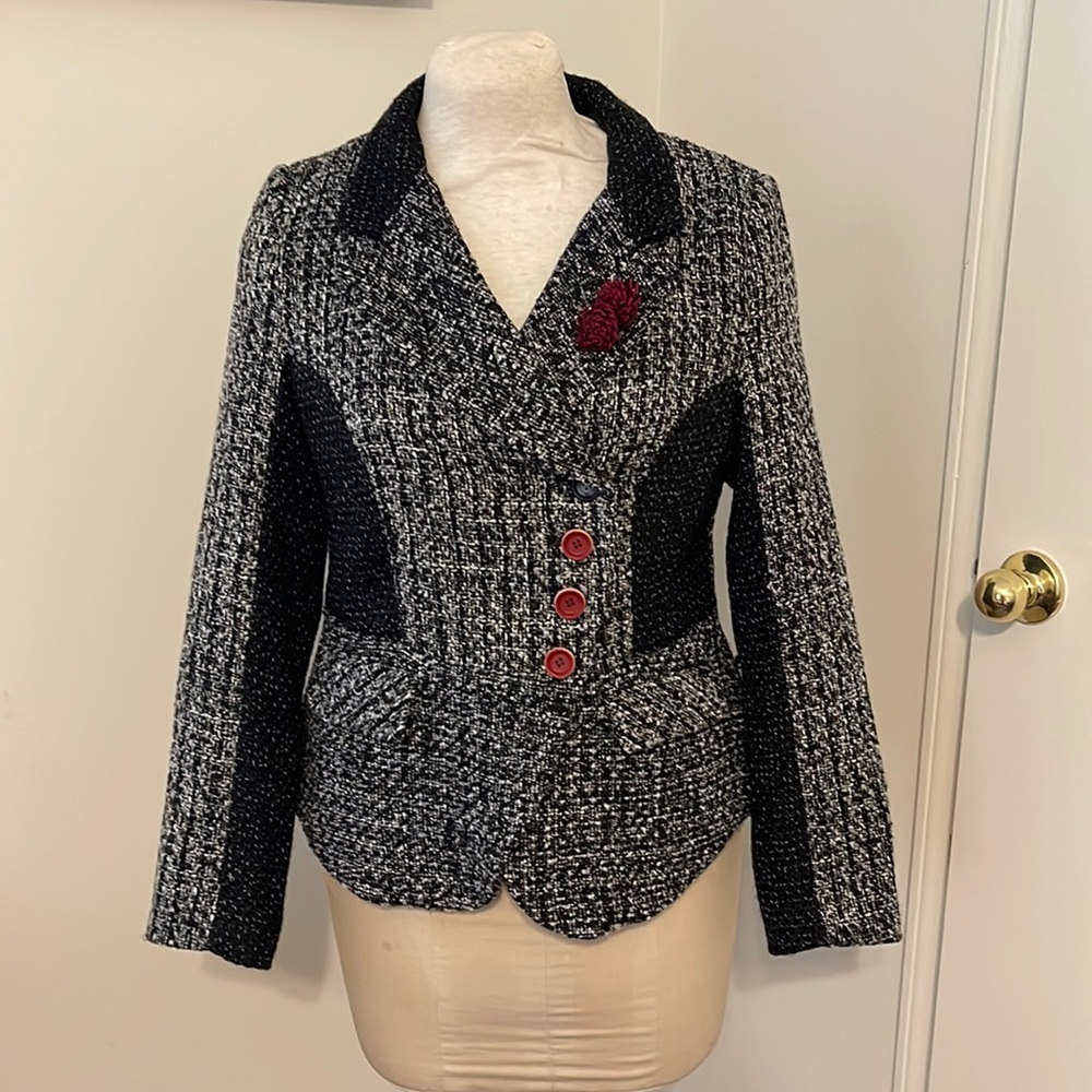 ModCloth Joe Browns tweed boucle jacket, NWT, size UK 14, US Large.